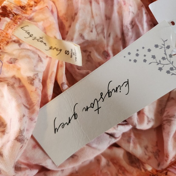 Kingston Grey Women's Floral Day Maxi Sun Dress Size Small - Picture 7 of 8